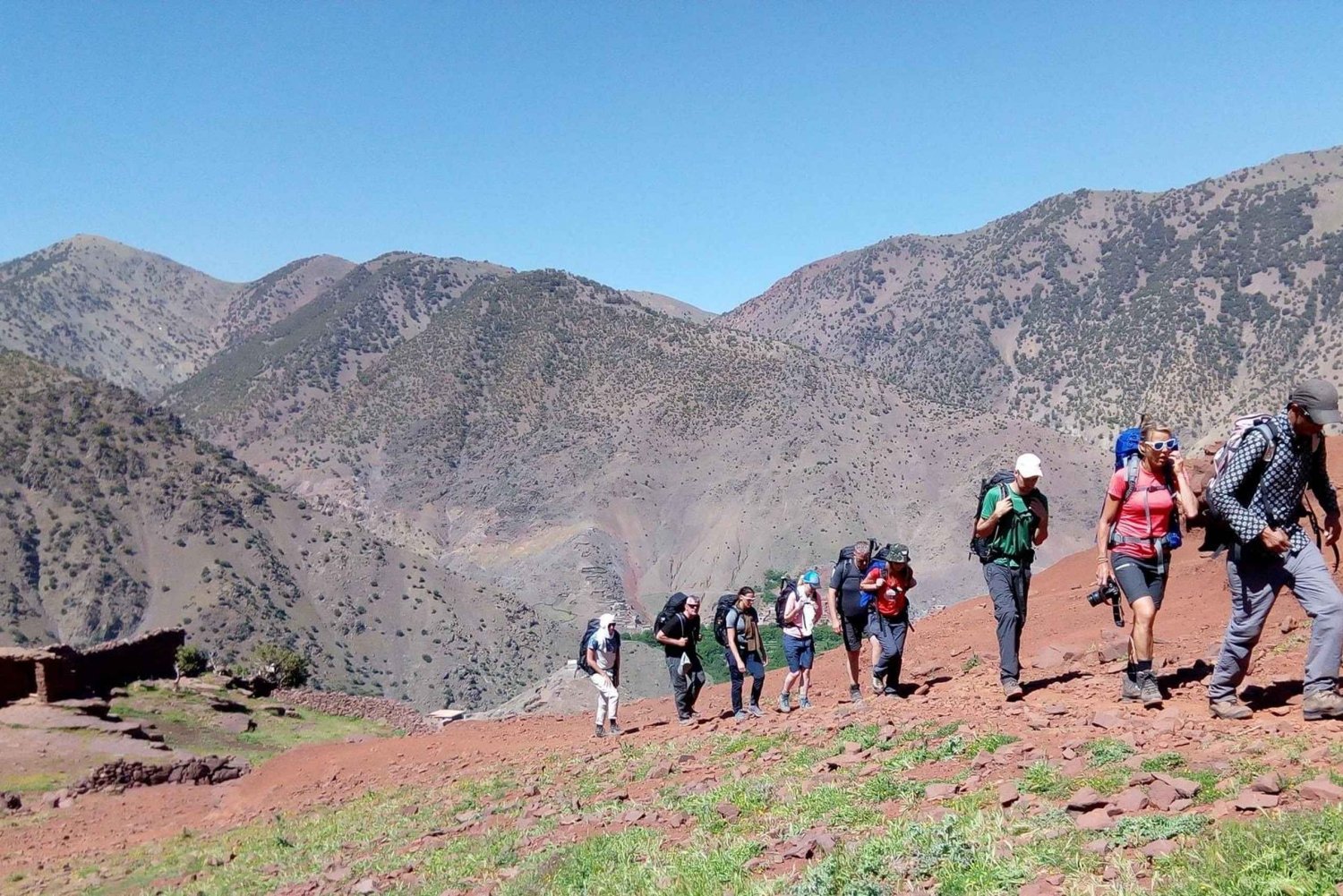 Trek met het gezin in Marokko. 2-daagse gezinsvriendelijke trektocht in het Atlasgebergte