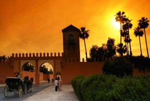 Las mil y una noches: cena y espectáculo desde Marrakech