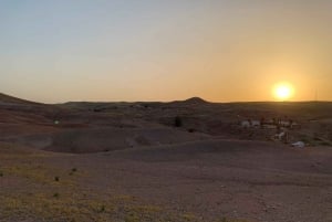 Fantastic Dinner with Sunset in Desert Agafay