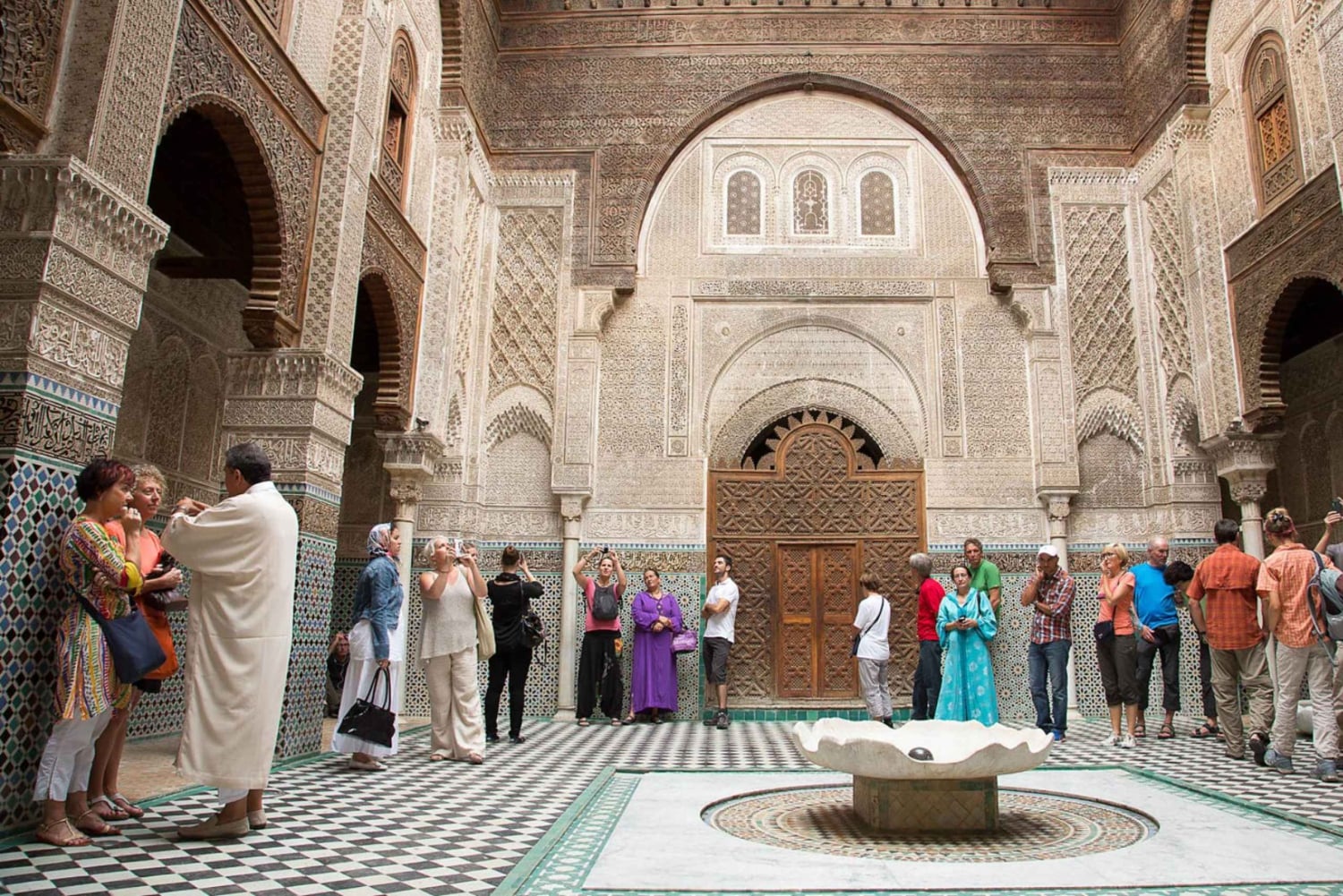 Fes: Madrasa Bou Inania, Museo, Conceria, Souk e Medina Tour
