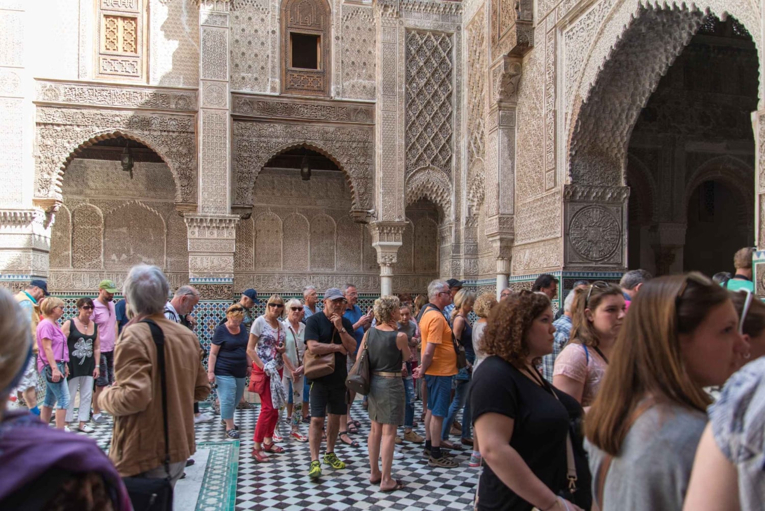 Fes: Madrasa Bou Inania, Museo, Conceria, Souk e Medina Tour