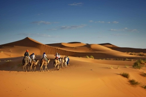 Fra Agadir: Privat 4-dagers tur til Marrakech via Merzouga-ørkenen