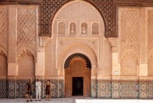 Depuis Casablanca : Excursion d'une journée complète à Marrakech et balade à dos de chameau