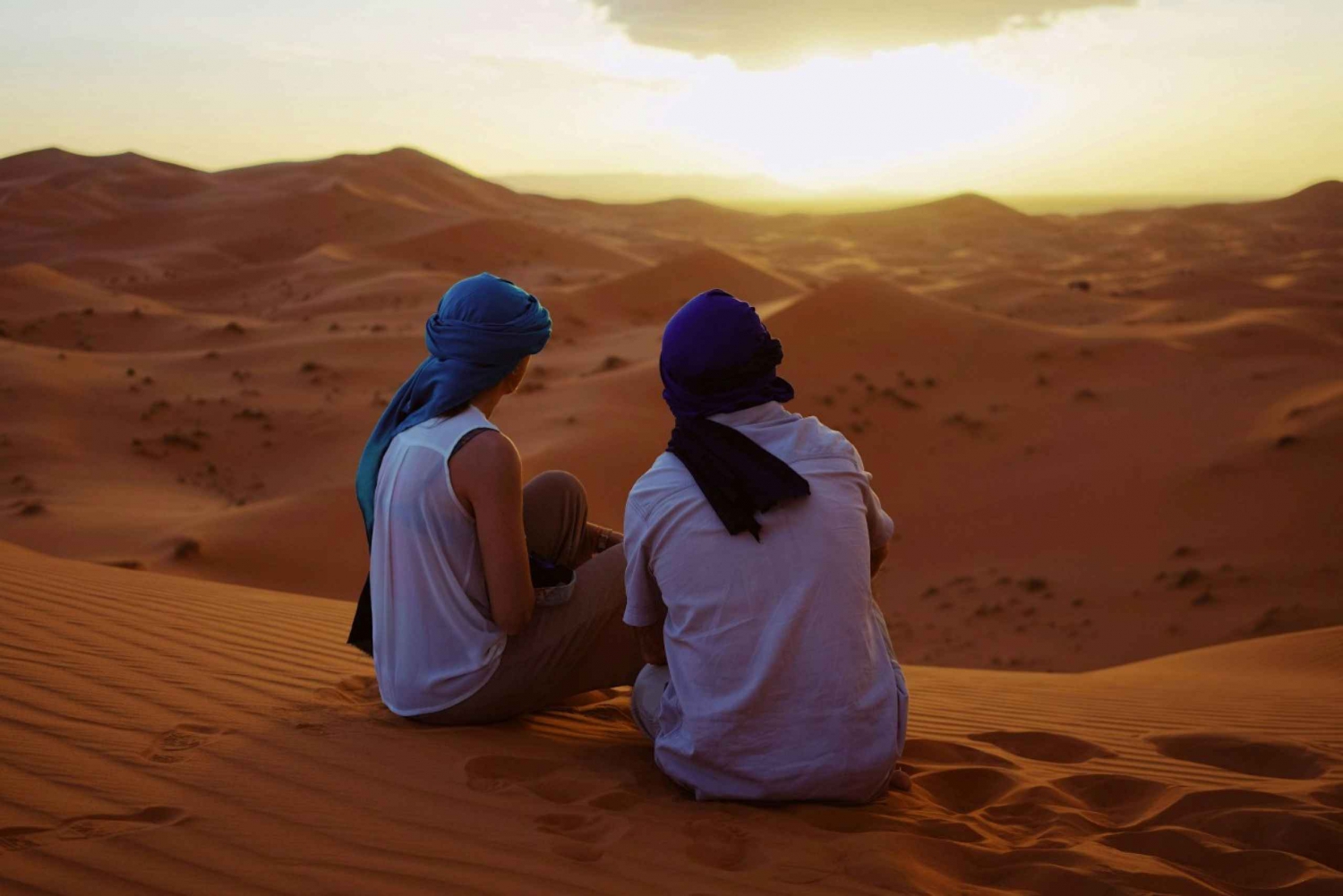 From Fes: 3 Day tour to Marrakech via Merzouga Desert Dunes