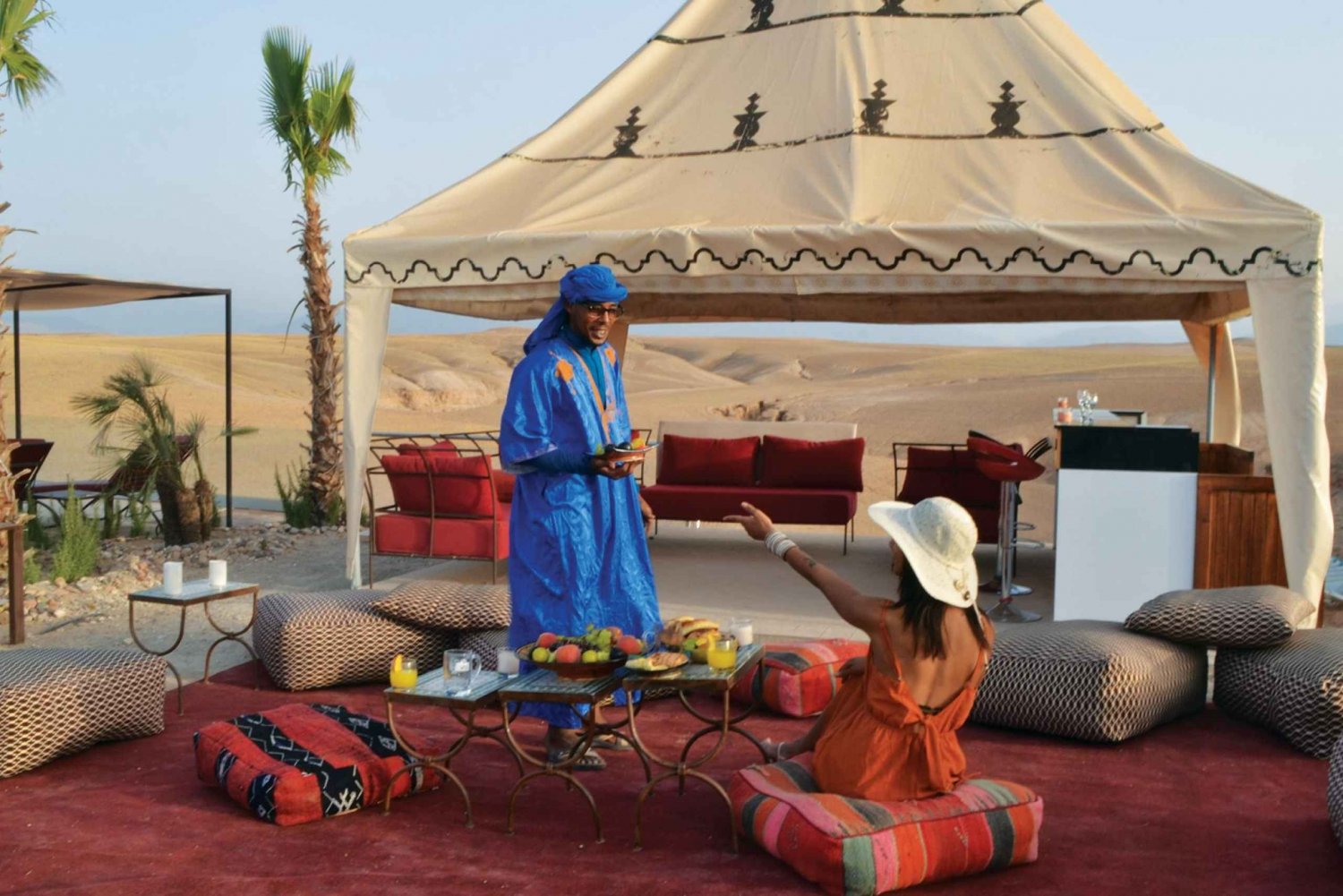 Von Marrakech aus: 2 Tage und 1 Nacht Aufenthalt in der Agafay-Wüste
