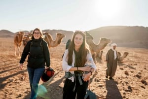 マラケシュ発ラクダ乗りとザグーラ砂漠キャンプ2日間