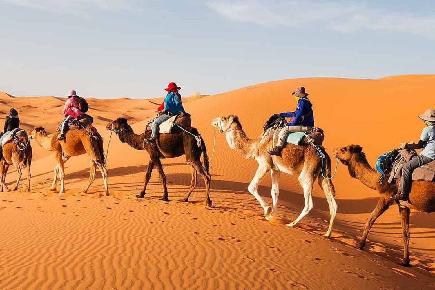 Da Marrakech: Escursione nel deserto di 3 giorni a Fes con un campo di lusso