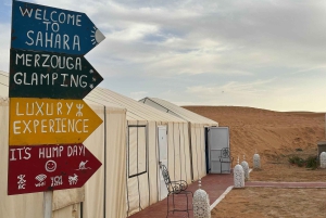 Desde Marrakech: tour de 3 días por el desierto de Merzouga con tienda privada