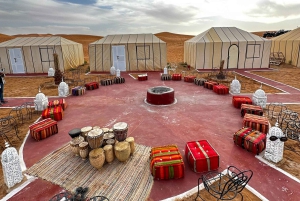 Desde Marrakech: tour de 3 días por el desierto de Merzouga con tienda privada