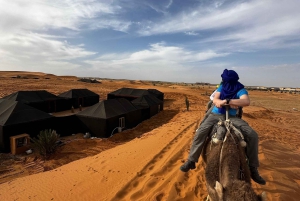 Desde Marrakech: tour de 3 días por el desierto de Merzouga con tienda privada