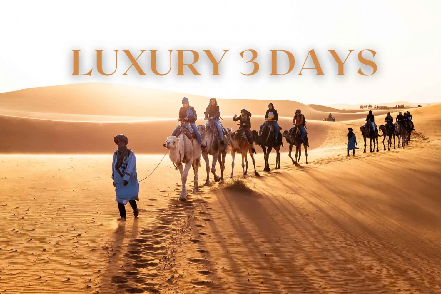 Da Marrakech: Tour del deserto di 3 giorni al campo di lusso di Merzouga