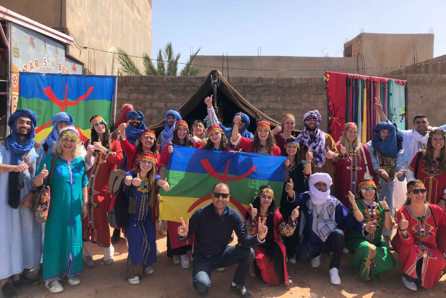 Marrakechista 4 päivän aavikkokierros Merzougan hiekkadyyneille