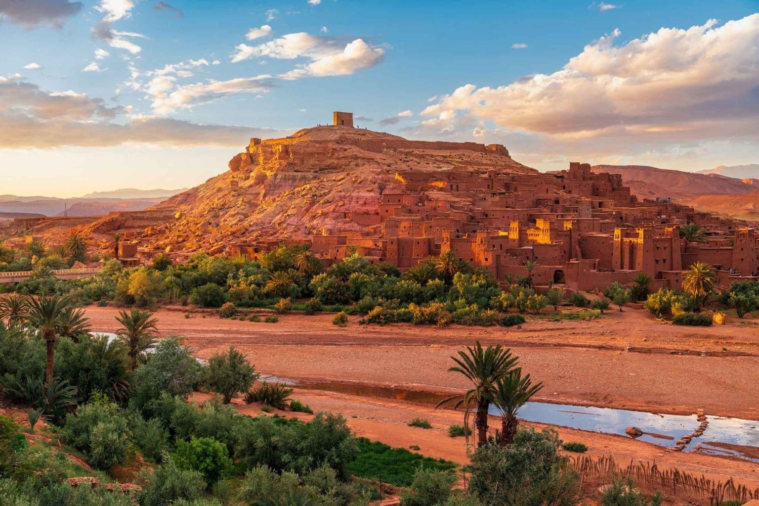 Marrakechista 4 päivän aavikkokierros Merzougan hiekkadyyneille