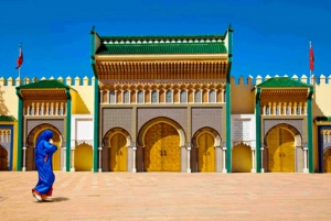 Fra Marrakech : 4-dagers rundtur i keiserlige byer via Chefchaouen