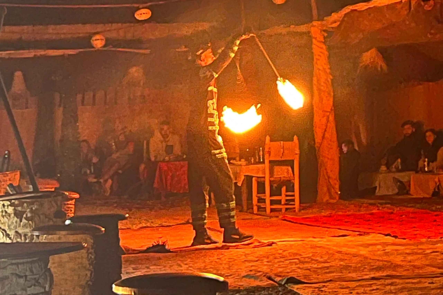 From Marrakech: Agafay Desert Buggy 1Hour & Dinner Show