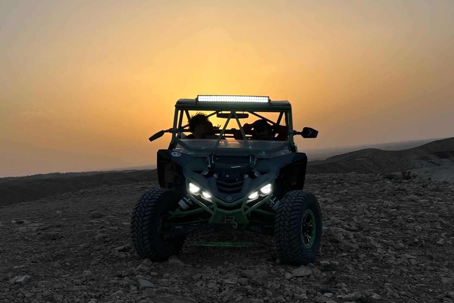 From Marrakech: Agafay Desert Buggy 1Hour & Dinner Show