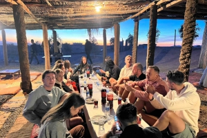 From Marrakech: Agafay Desert Buggy 1Hour & Dinner Show