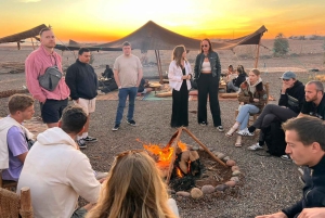 From Marrakech: Agafay Desert Buggy 1Hour & Dinner Show