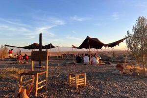 From Marrakech: Agafay Desert Buggy 1Hour & Dinner Show