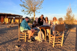 From Marrakech: Agafay Desert Buggy 1Hour & Dinner Show