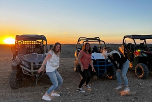 From Marrakech: Agafay Desert Buggy 1Hour & Dinner Show