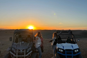 From Marrakech: Agafay Desert Buggy 1Hour & Dinner Show