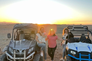 From Marrakech: Agafay Desert Buggy 1Hour & Dinner Show