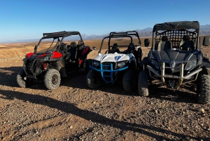 From Marrakech: Agafay Desert Buggy 1Hour & Dinner Show