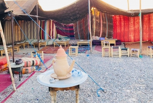 Fra: Marrakech Agafay Desert kamelridning middag med solnedgang