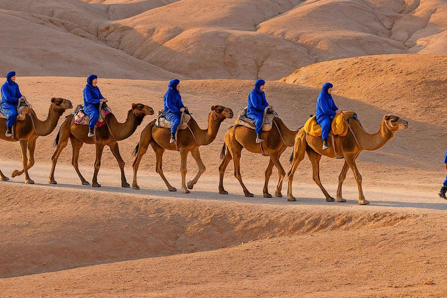 From Marrakech: Agafay Desert Dinner and Optional Camel Ride