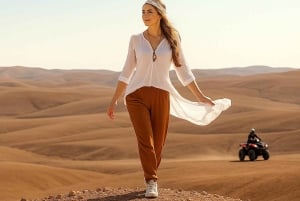 From Marrakech: Agafay Desert Dinner and Optional Camel Ride