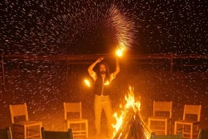 From Marrakech: Agafay Desert Dinner and Optional Camel Ride