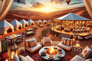 From Marrakech: Agafay Desert Dinner and Optional Camel Ride