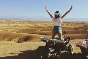 Marrakech: Agafay Desert Quad & Camel Rides and Dinner Show