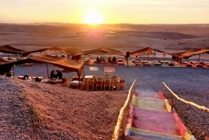 Marrakech: Agafay Desert Quad & Camel Rides and Dinner Show