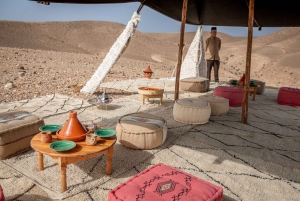 Fra Marrakech: Premium Agafay-ørkenen - halvdagstur med firhjuling