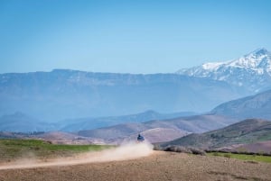 Fra Marrakech: Premium Agafay-ørkenen - halvdagstur med firhjuling