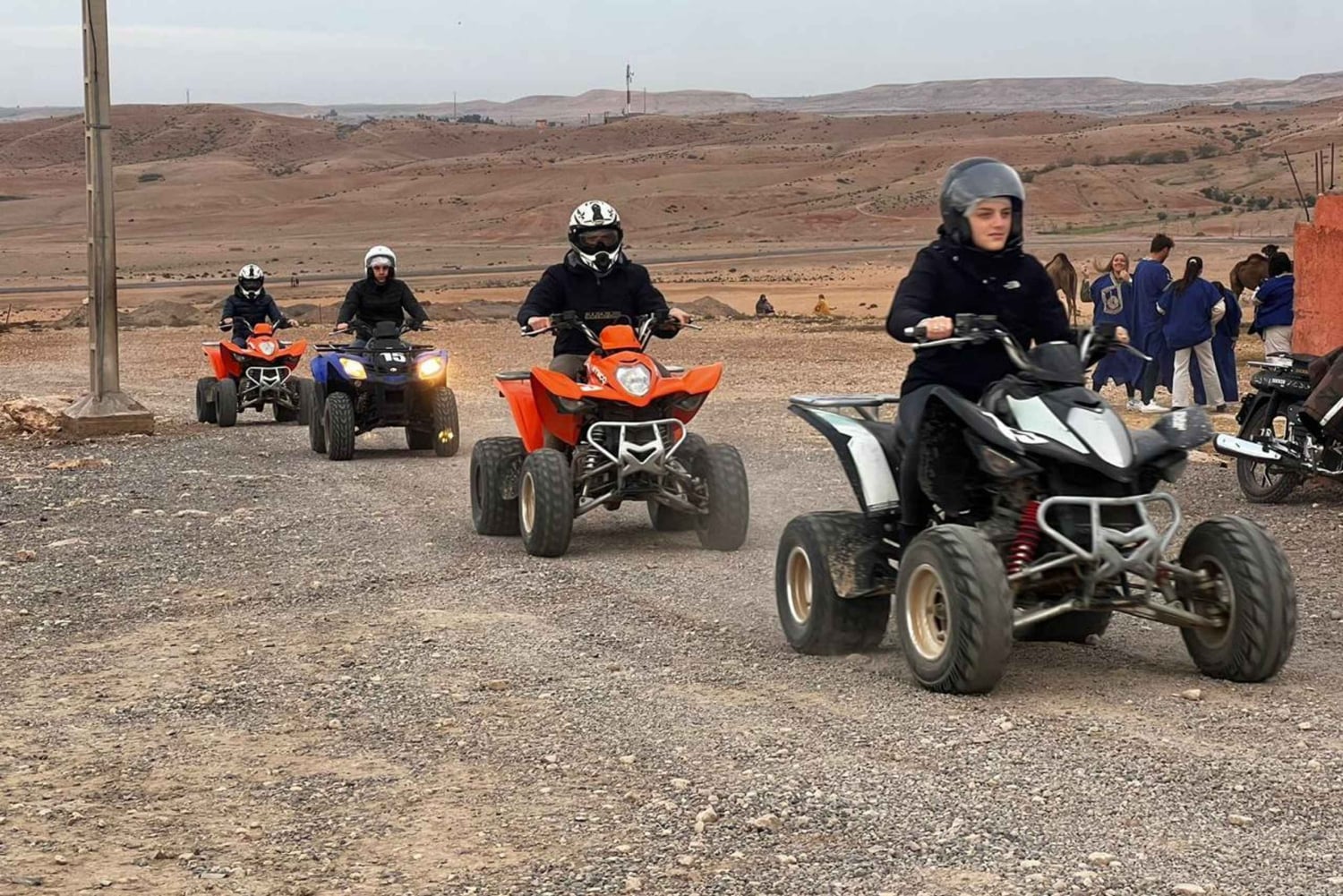 Von Marrakech aus: Agafay Desert Quad Biking Tour mit Transfer