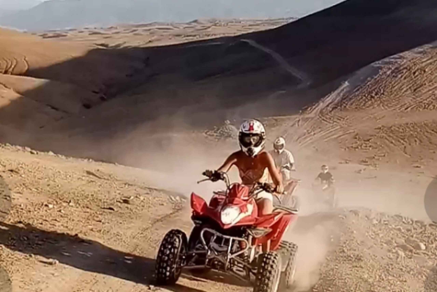 Von Marrakech aus: Agafay Desert Quad Biking Tour mit Transfer