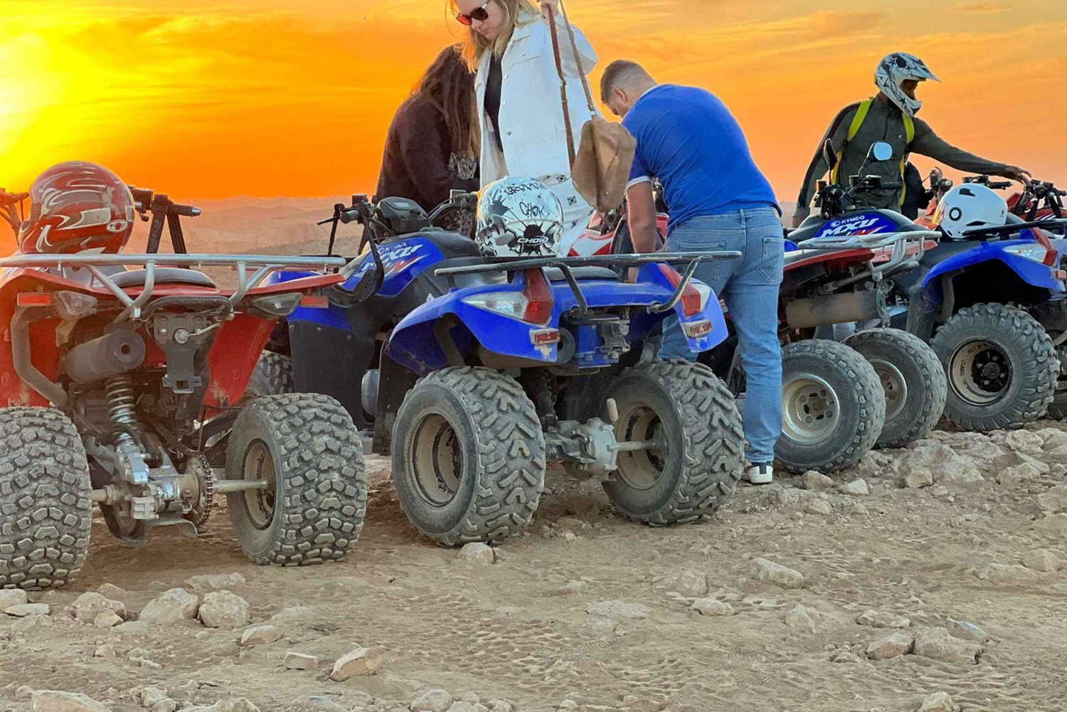 Von Marrakech aus: Agafay Desert Quad Biking Tour mit Transfer