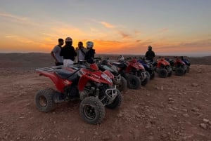 From Marrakech: Agafay Desert Quad Biking Tour with Transfer