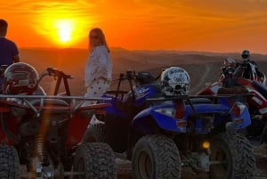 From Marrakech: Agafay Desert Quad Biking Tour with Transfer