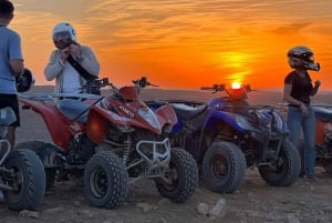 From Marrakech: Agafay Desert Quad Biking Tour with Transfer