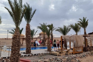 From Marrakech: Agafay Desert Sunset Dinner with Live Music