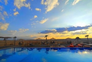 From Marrakech: Agafay Desert Sunset Dinner with Live Show