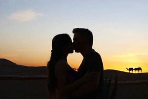 From Marrakech: Agafay Desert Sunset Dinner with Live Show