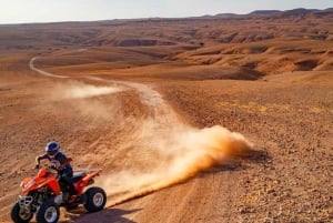 From Marrakech: Agafay Desert Sunset Dinner with Live Show