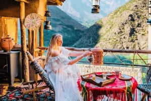 Au départ de Marrakech : Excursion d'une journée dans les montagnes de l'Atlas avec promenade à dos de chameau