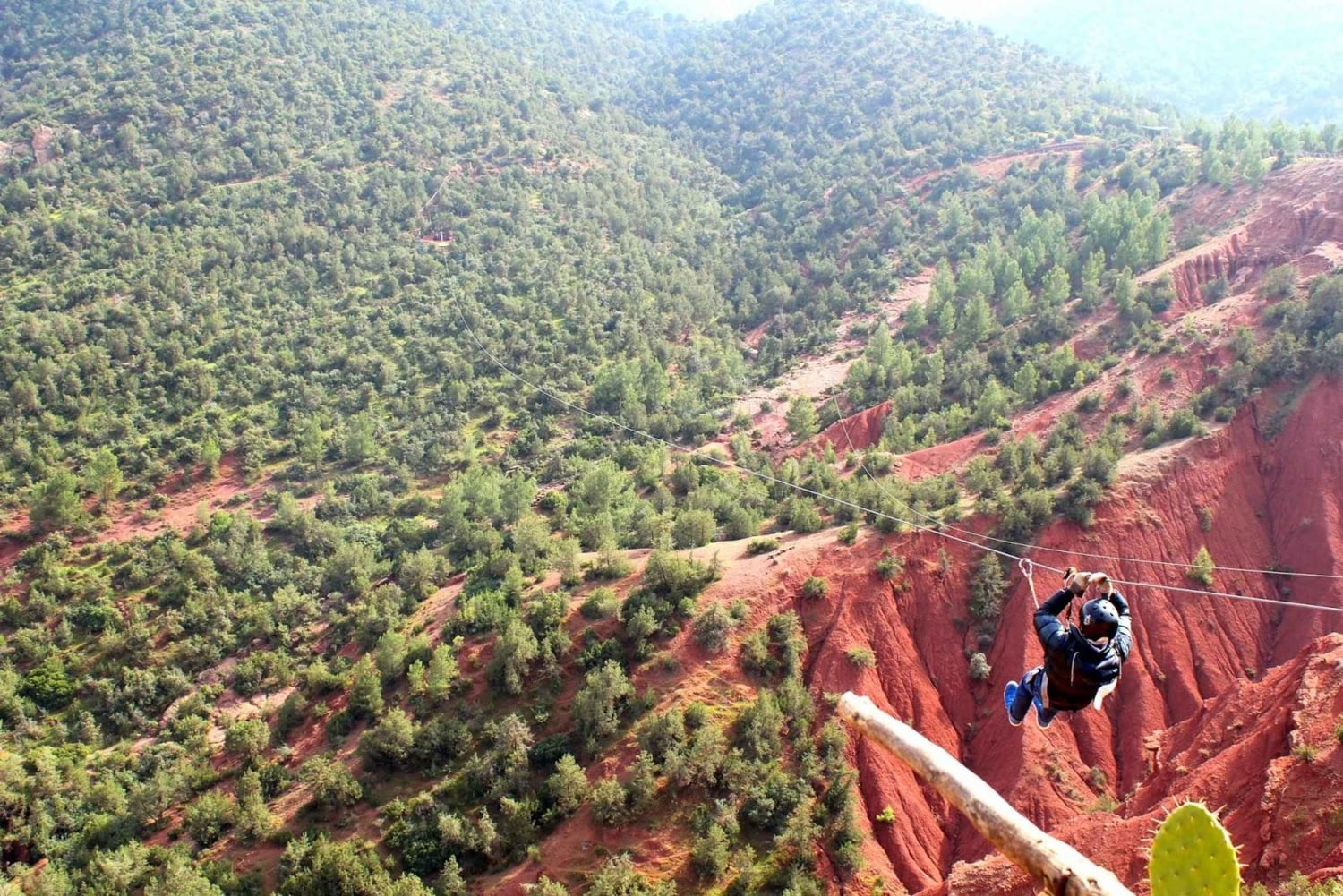 Vanuit Marrakech: Zip-line-avontuur in het Atlasgebergte