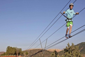 From Marrakech: Atlas Mountains Zip Line Tour with Breakfast
